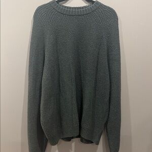 💜 Hollister Men's Dark‎ Grey Crewneck Sweater XL